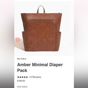 Freshly Picked The Minimalist Pack Diaper Bag- Tan